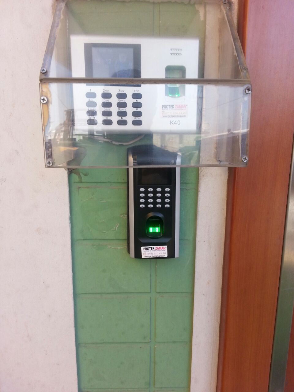 SF200-ID Parmak İzi Sistemi Montaj Görüntüleri